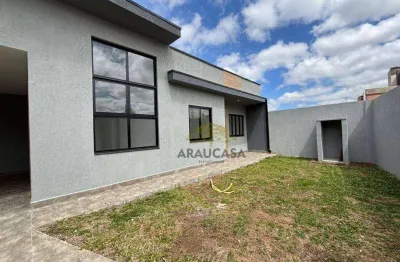 Casa 3  quartos sendo 1 suíte -  86 m² - r$ 750.000 - tindiquera - araucária/pr