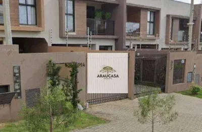 Sobrado com 3 dormitórios à venda, 124 m² por r$ 910.000,00 - iguaçu - araucária/pr