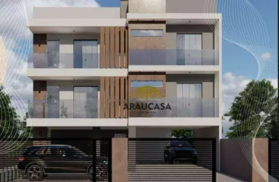 Apartamento com 3 dormitórios à venda, 61 m² - iguaçu - araucária/pr