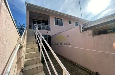 Sobrado com 3 dormitórios para alugar, 60 m² por r$ 2.300,00/mês - fazenda velha - araucária/pr
