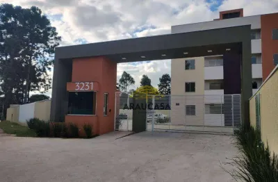 Apartamento com 2 dormitórios para alugar, 43 m² por r$ 1.450,00/mês - costeira - araucária/pr