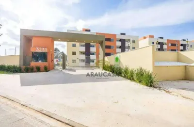 Apartamento com 2 dormitórios para alugar, 43 m² por r$ 1.150,00/mês - costeira - araucária/pr