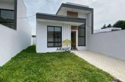 Casa com 2 dormitórios à venda, 58 m² por r$ 399.000,00 - boqueirão - araucária/pr