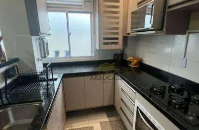 Apartamento com 2 dormitórios à venda, 38 m² por r$ 250.000,00 - tindiquera - araucária/pr