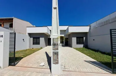 Casa com suite e área gourmet no santa regina em araucária