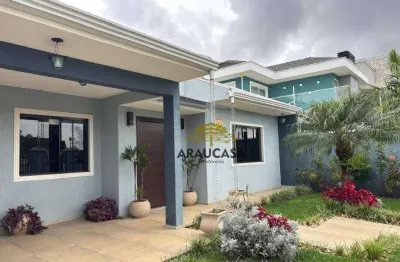 Casa com 4 dormitórios à venda, 228 m² por r$ 3.200.000,00 - fazenda velha - araucária/pr