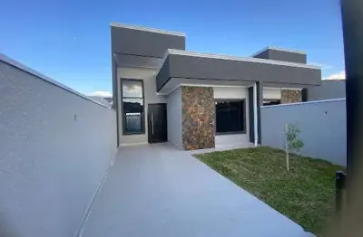 Casa  com piscina -  3 dormitórios  sendo 1 suíte -  r$ 480.000 - nações - fazenda rio grande/pr