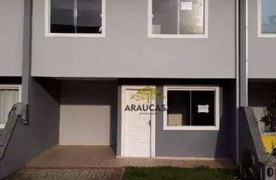 Sobrado com 3 dormitórios à venda, 78 m² por r$ 430.000,00 - tindiquera - araucária/pr