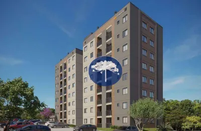 Apartamento com 2 dormitórios à venda, 43 m² por r$ 235.500,00 - costeira - araucária/pr