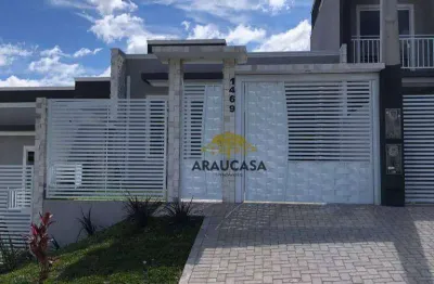 Casa com 3 dormitórios à venda, 67 m² por r$ 510.000,00 - iguaçu - araucária/pr