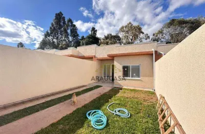 Casa com 3 dormitórios à venda, 52 m² por r$ 349.000,00 - costeira - araucária/pr