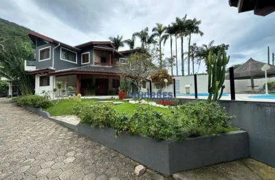 Casa com 5 dormitórios à venda, 3500 m² por r$ 5.900.000,00 - praia da tabatinga - ubatuba/sp