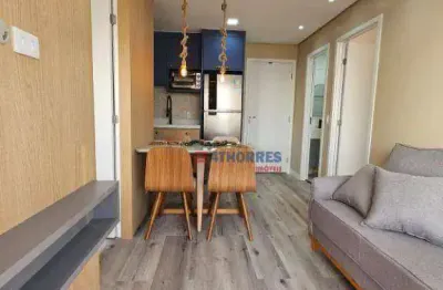 Apartamento com 2 dormitórios, 39 m² - totalmente mobiliado -venda por r$ 570.000 ou aluguel por r$ 4.600/mês - vila sônia - são paulo/sp
