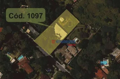 Terreno, 2532 m² - venda por r$ 2.490.000,00 ou aluguel por r$ 15.742,00/mês - granja viana – chácara do refugio - cotia/sp