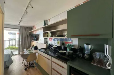 Studio 1 dormitório para alugar, 25 m² por r$ 4.125/mês - sumarezinho - são paulo/sp