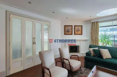 Apartamento com 4 dormitórios para alugar, 147 m² por r$ 17.840,00/mês - moema - são paulo/sp
