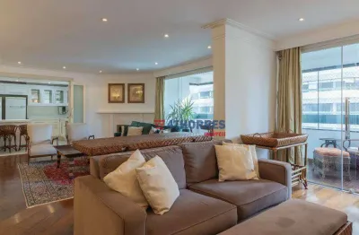 Apartamento com 4 dormitórios para alugar, 147 m² por r$ 17.022,58/mês - moema - são paulo/sp