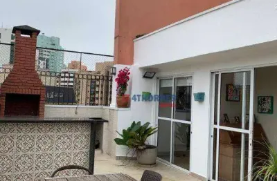 Cobertura à venda, 139 m² por r$ 1.430.000,00 - chácara inglesa - são paulo/sp