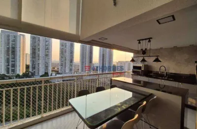 Apartamento com 4 dormitórios, 243 m² - venda por r$ 2.800.000,00 ou aluguel por r$ 16.817,00/mês - portal do morumbi - são paulo/sp
