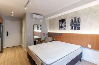 Studio com 1 dormitório para alugar, 24 m² por r$ 3.420,00/mês - pinheiros - são paulo/sp