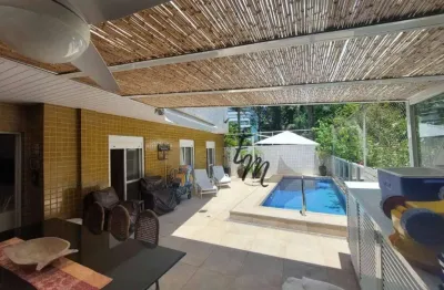 Apartamento garden com 4 dormitórios à venda, 180 m² por r$ 2.750.000,00 - riviera - módulo 7 - bertioga/sp