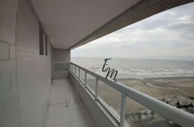 Excelente apartamento 02 dormitórios com vista mar na aviação praia grande - são paulo