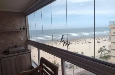 Apartamento 02 dormitórios com vista mar e lazer completo na aviação - praia grande - são paulo