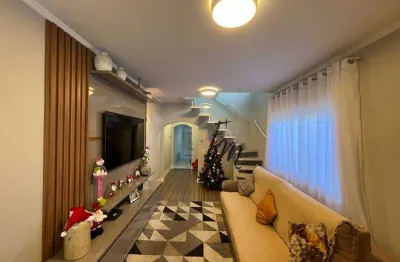 Lindo sobrado com 3 dormitórios à venda, 140 m² por R$ 960.000 - Canto do Forte - Praia Grande/SP