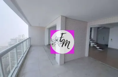 Apartamento duplex com 4 dormitórios à venda, 254 m² por r$ 3.000.000,00 - canto do forte - praia grande/sp