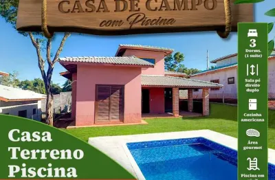 Chácara / sítio com 3 quartos à venda no parurú, ibiúna  por r$ 560.000