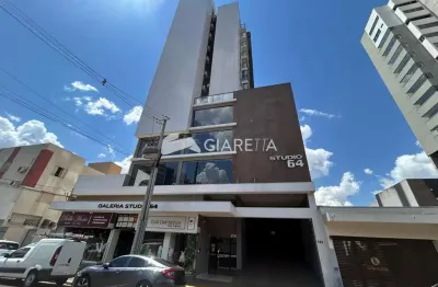 Apartamento à venda com ótima localização no studio 64, centro, toledo - pr