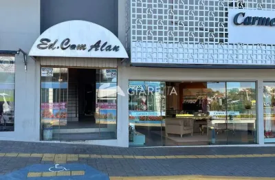 Sala comercial para venda no edifício alan, centro, toledo - pr