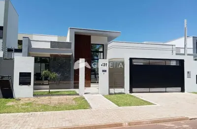 Casa ampla e com ótimo padrão construtivo à venda, vila becker, toledo - pr