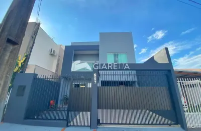 Sobrado semi mobiliado à venda em ótima localização no jardim gisela, toledo-pr