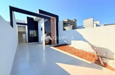Casa nova com excelente custo benefício à venda no jardim coopagro, toledo - pr