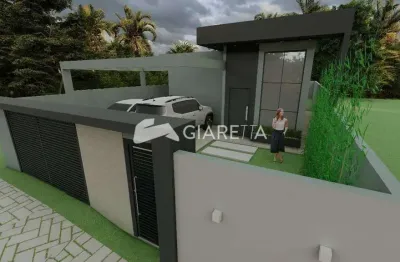 Casa sozinha no lote com 02 dormitórios à venda, jardim coopagro, toledo - pr