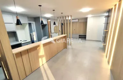 Apartamento semi-mobiliado, proximo ao lago municipal, centro, toledo - pr,