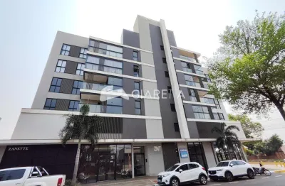 Apartamento para locação no ed. znt borges de medeiros, jardim gisela, toledo-pr