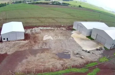 Barracão amplo para locação em ótima localização, zona rural, toledo - pr