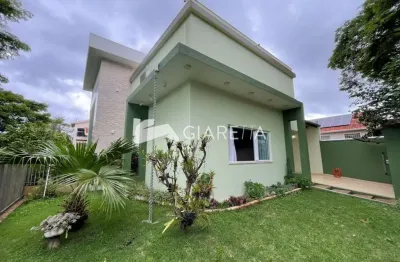 Sobrado semi mobiliado para locação, jardim santa maria, toledo - pr