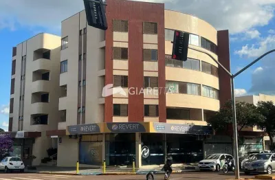 Apartamento no edifício verdes campos para locação no centro, toledo - pr