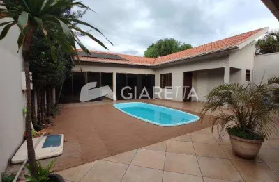 Casa com píscina aquecida  para locação, jardim pancera, toledo - pr