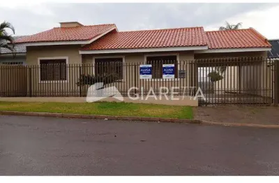 Excelente casa para locação em ótima localização no jardim pancera, toledo - pr