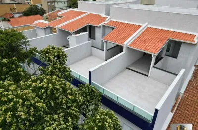 Cobertura duplex 02 dormitórios novo à venda próximo clube aramaçã - santo andré/sp.