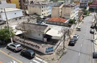 Terreno comercial com instalações para lava rápido e estacionamento para locação 680m2 - vila euclides - sbc