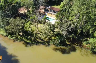 Chácara à venda bairro itatuba são lourenço da serra/ sp 02 casas 02 lagos e área gourmet - piscina aquecida