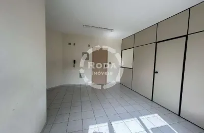 Sala para aluguel, 1 vaga, vila mathias - santos/sp