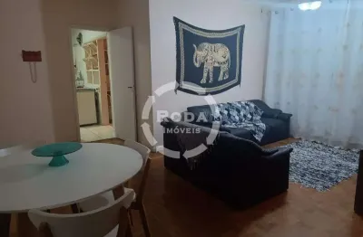 Apartamento à venda – frente praia | 2 dormitórios | 1 vaga privativa fechada | gonzaga – santos/sp