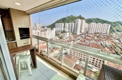 Apartamento | 85m² | 2 quartos (1 suíte) | marapé | santos