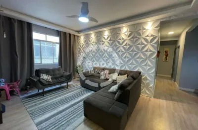 Apartamento para locação, 3 dormitórios com vaga de garagem, no boqueirão em santos